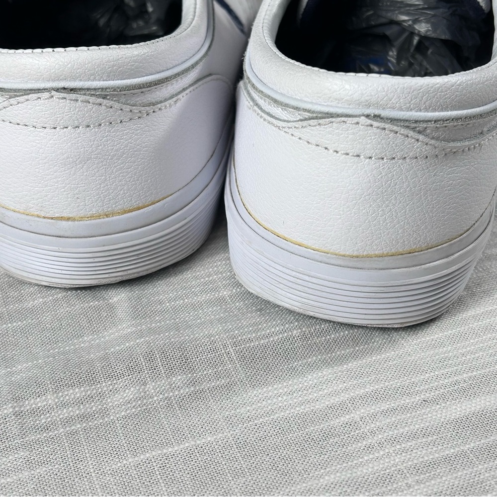 **SOLD**Polo Ralph Lauren Faxon Low White Genuine Leather lace up Mens shoes - Picture 8 of 16